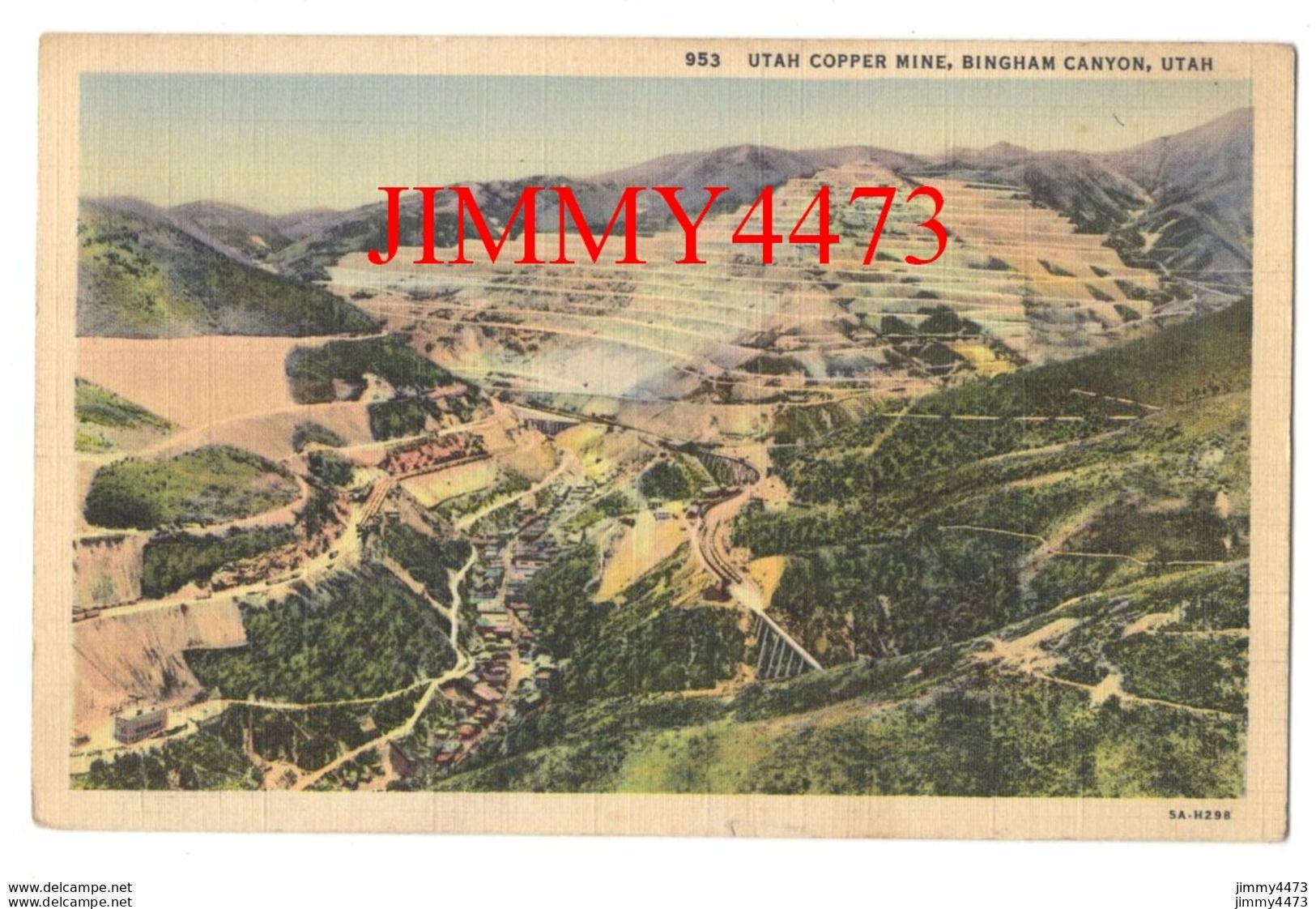 En 1939 - UTAH COPPER MINE BINGHAM CANYON, UTAH - U. S. A. - DESERET BOOK COMPANY SALT LAKE CITY - Salt Lake City