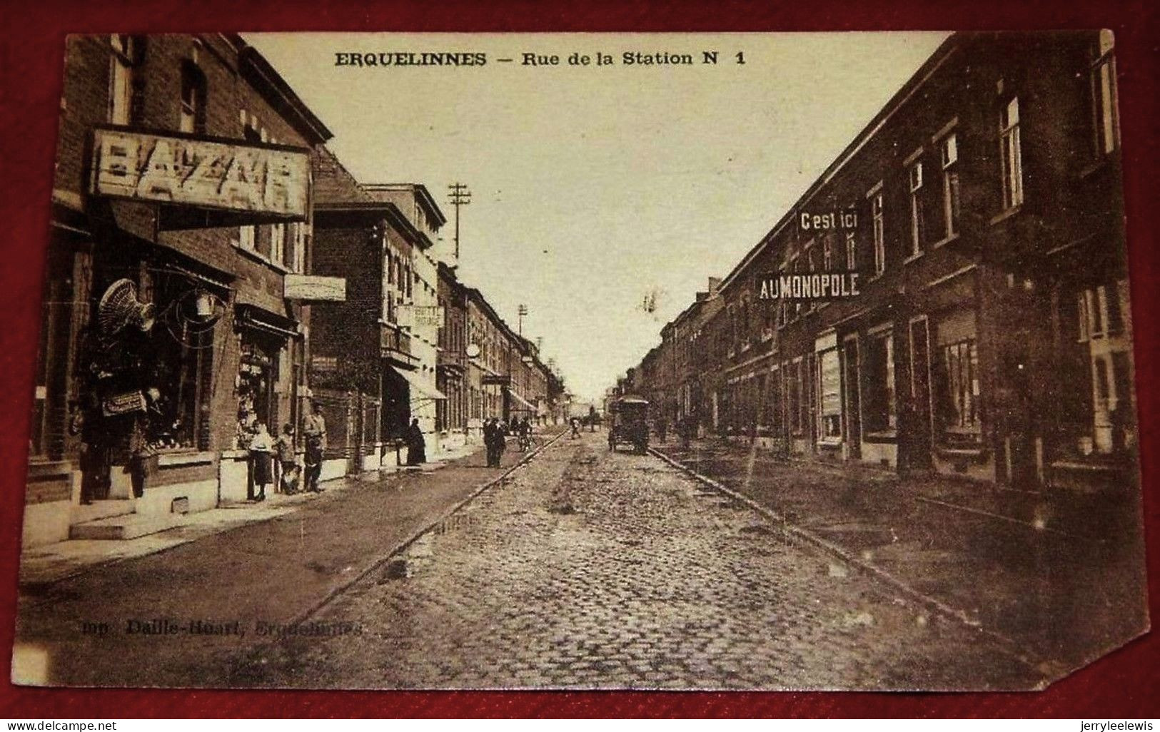 ERQUELINNES  -  Rue De La Station  -  1922 - Erquelinnes