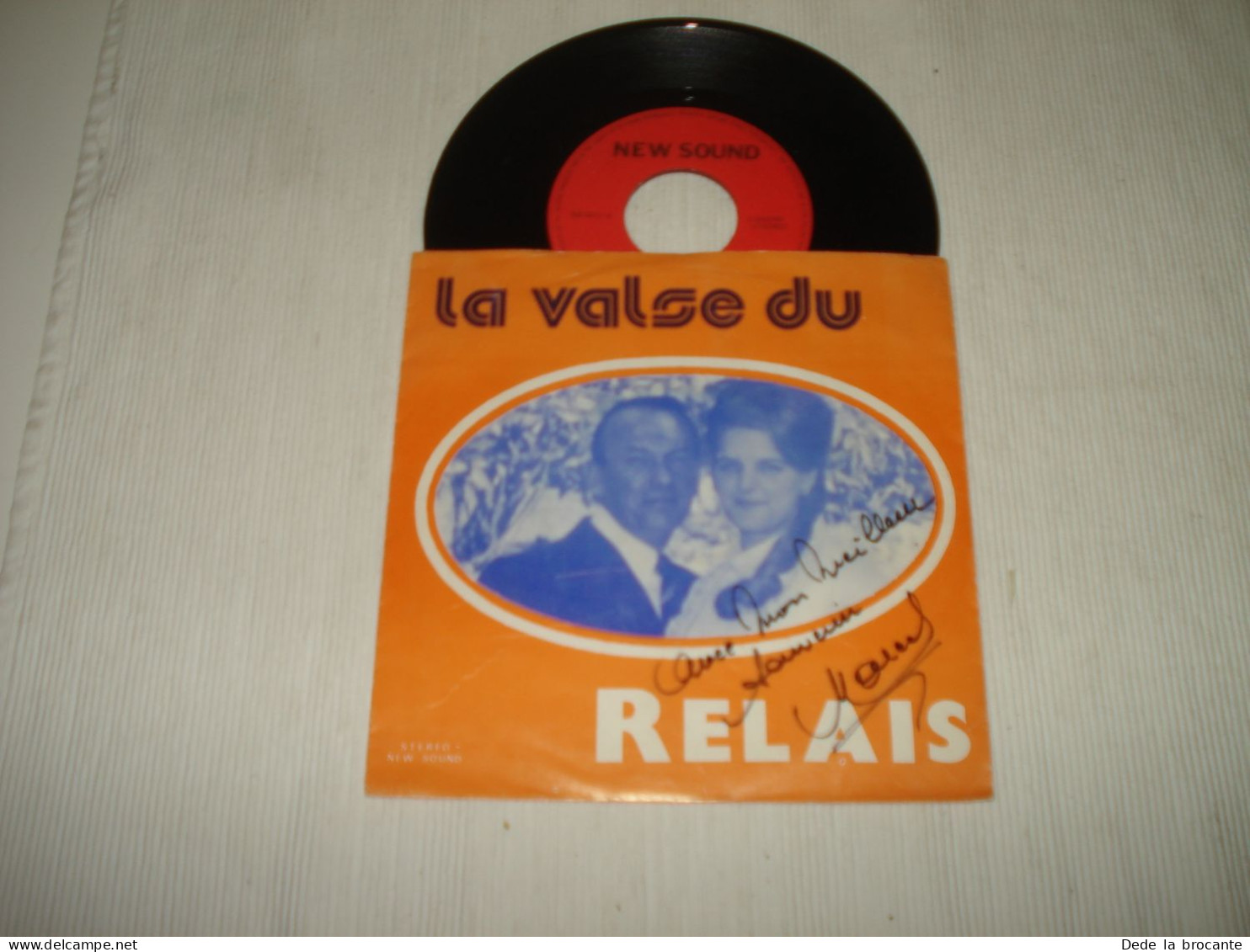 B14 / DEDICACE - Marcel Nihoul – La Valse Du Relais – NS 011 - BE 19??  VG+/EX - Disco, Pop