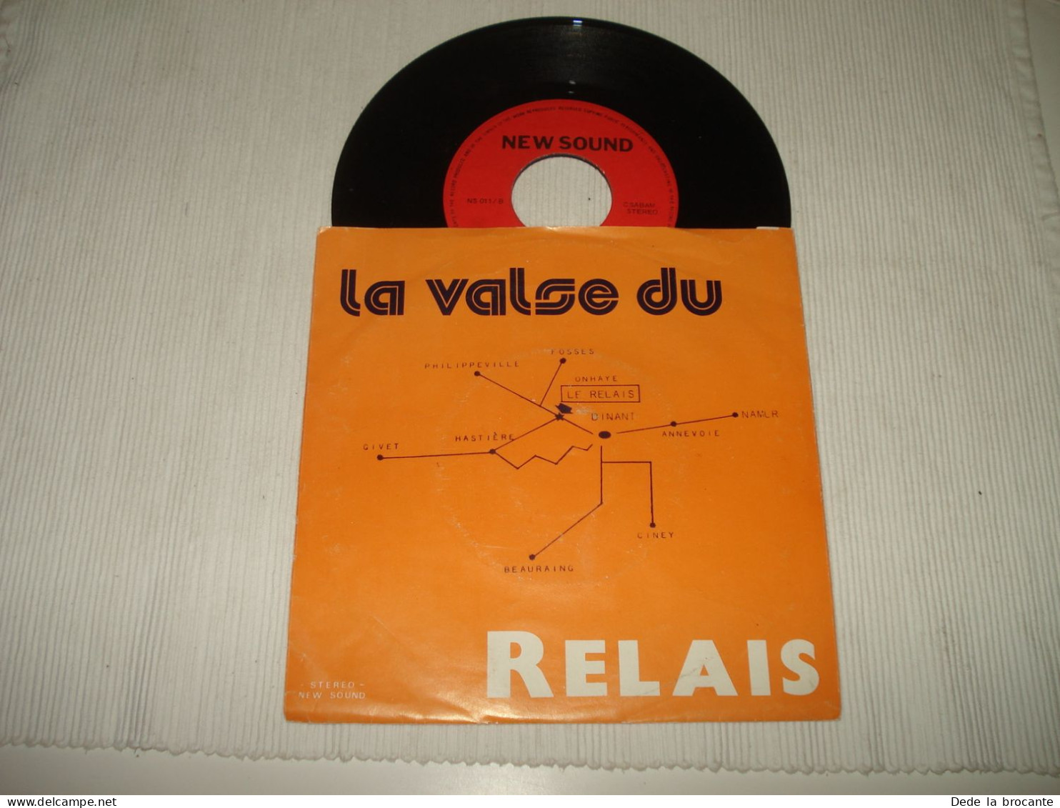 B14 / DEDICACE - Marcel Nihoul – La Valse Du Relais – NS 011 - BE 19??  VG+/EX - Disco & Pop