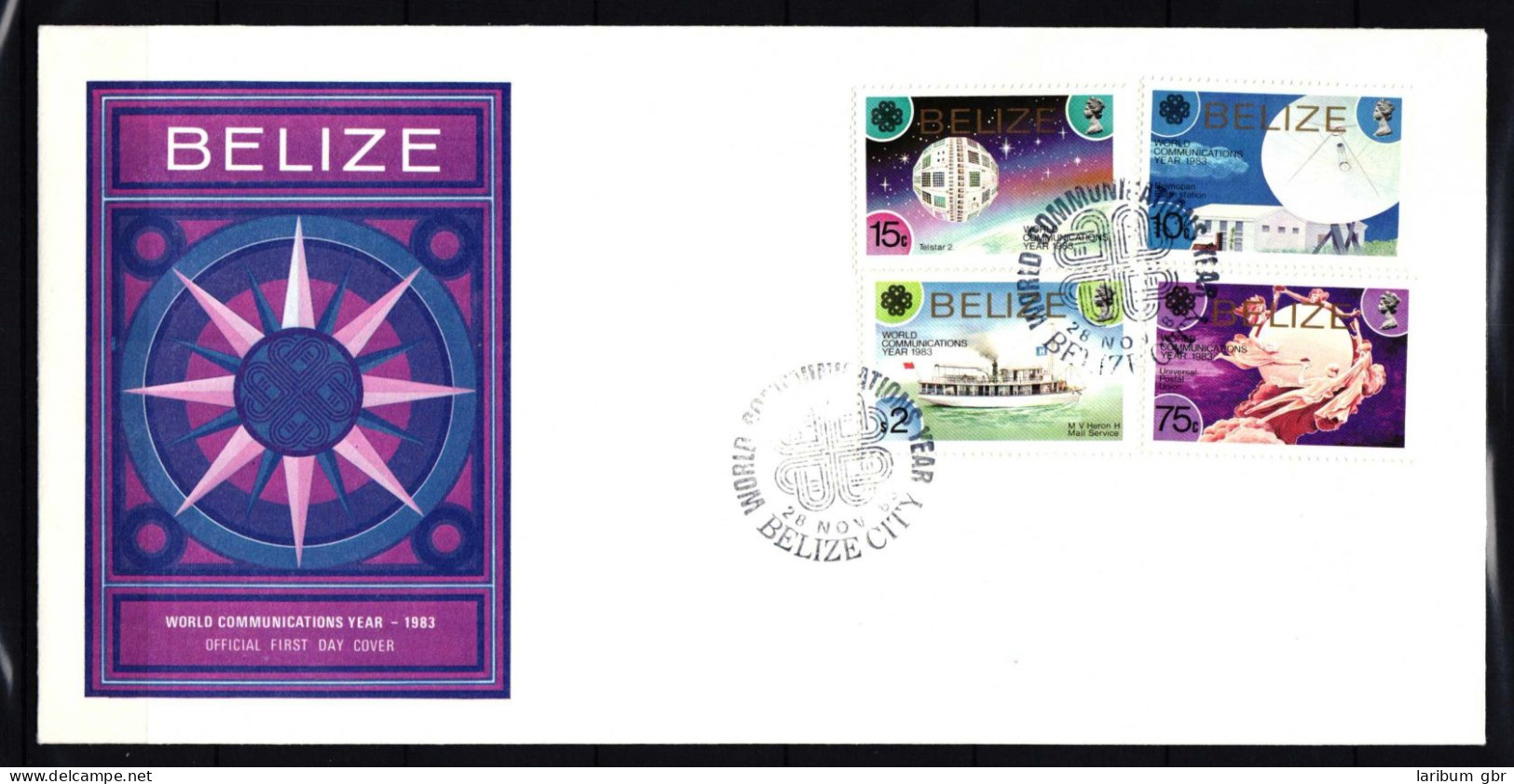 Belize 715-720 Gestempelt Als FDC / Raumfahrt #HP217 - Belice (1973-...)