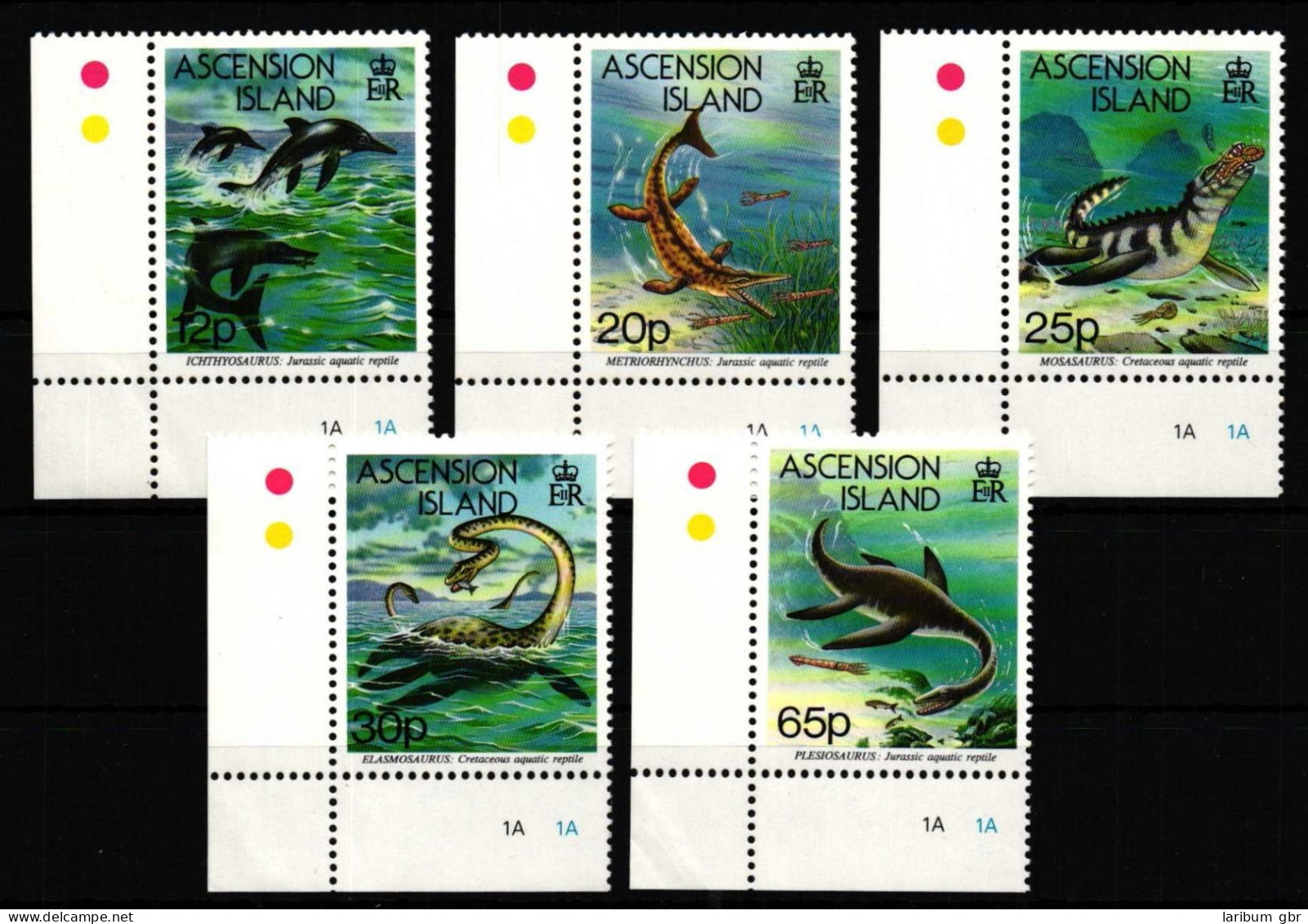 Ascension 623-327 Postfrisch Prähistorische Tiere, Dinosaurier #HR160 - Ascension