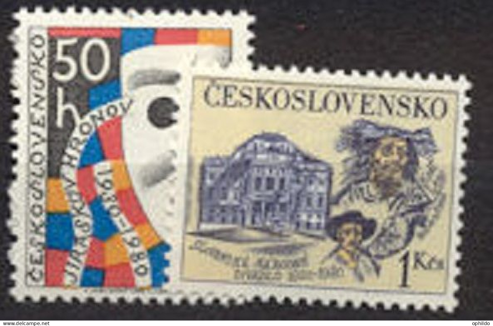 Tchéco   Yvert  2384/2385    * *  TB    - Unused Stamps