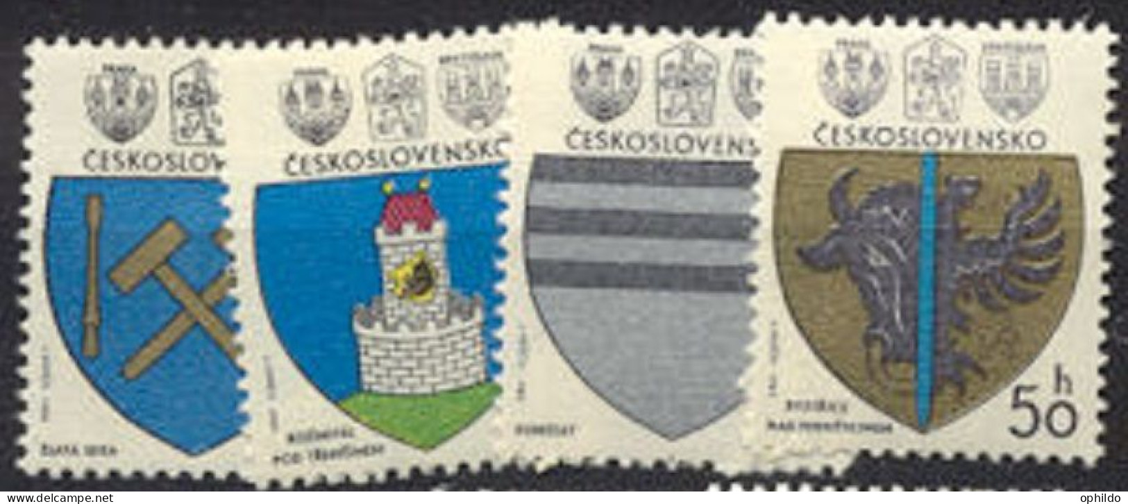 Tchéco   Yvert  2380/2383    * *  TB    - Unused Stamps