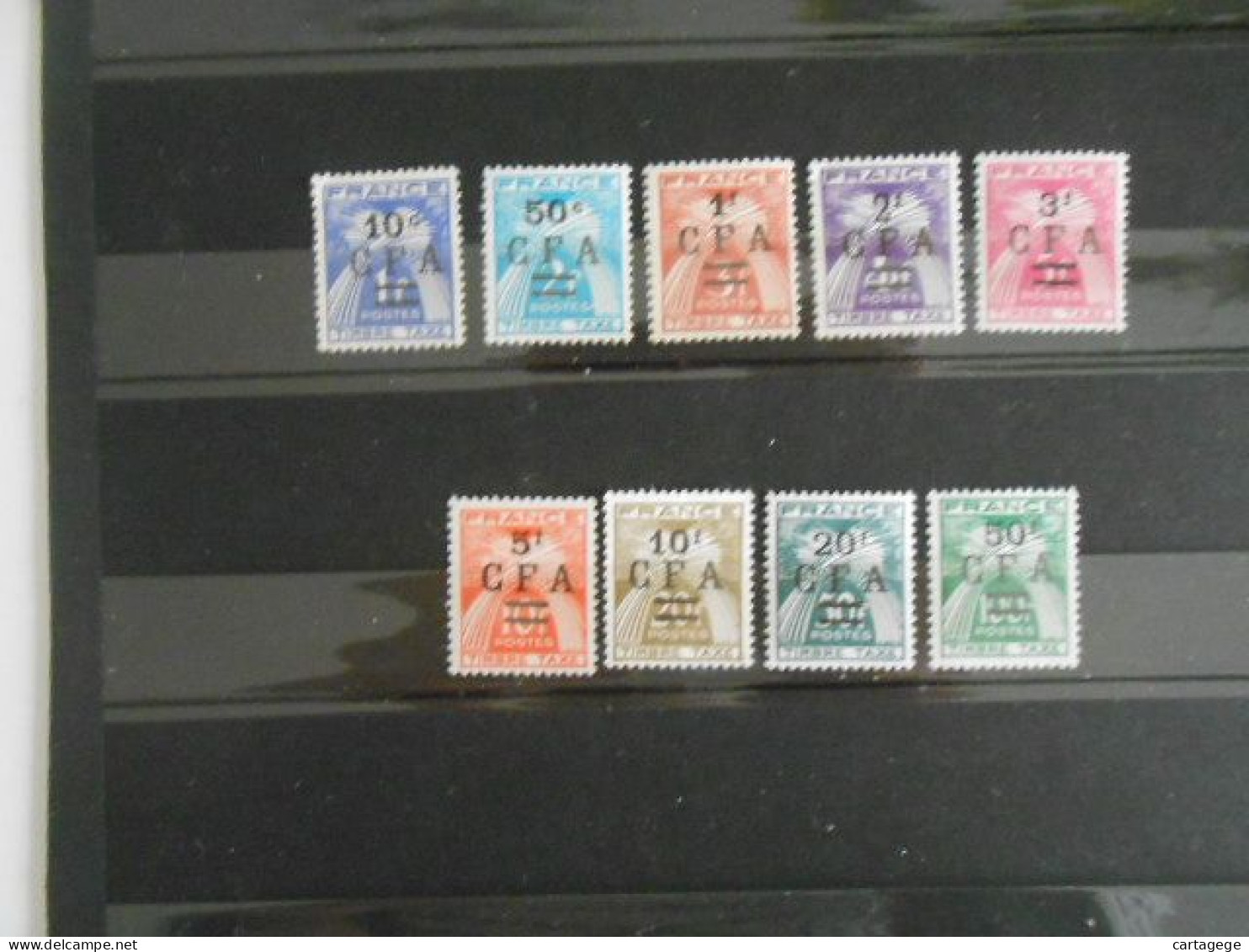 REUNION YT TX 36/44 GERBES** - Timbres-taxe