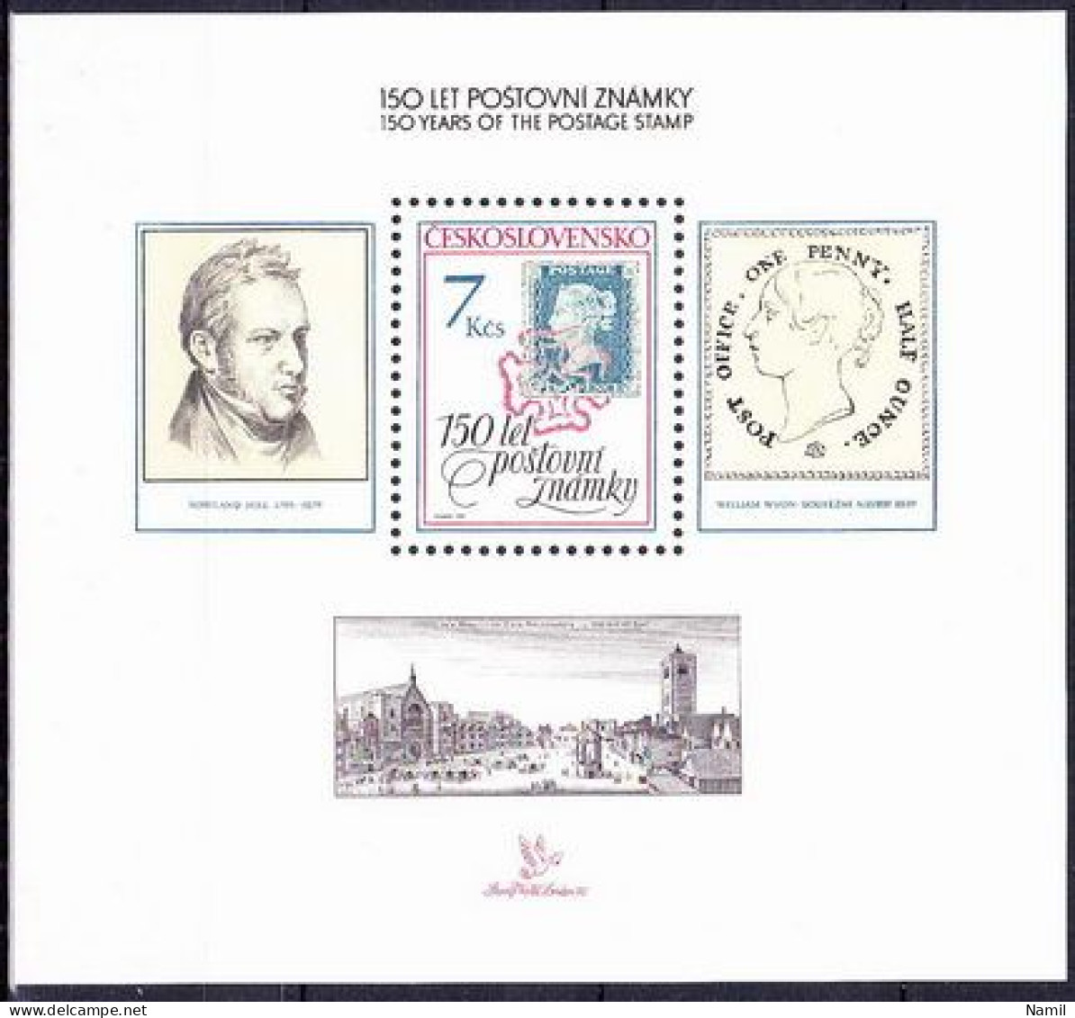 ** Tchécoslovaquie 1990 Mi 3048 - Bl.95 (Yv BF 88), (MNH)** - Unused Stamps