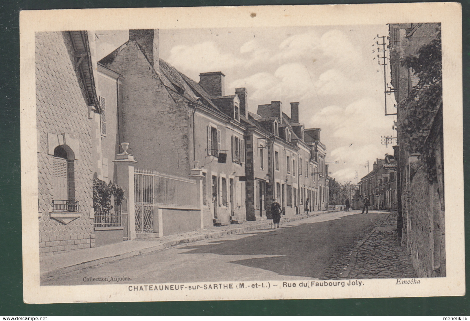 CP - 49 - Chateauneuf-sur-Sarthe - Rue Du Faubourg Joly - Chateauneuf Sur Sarthe