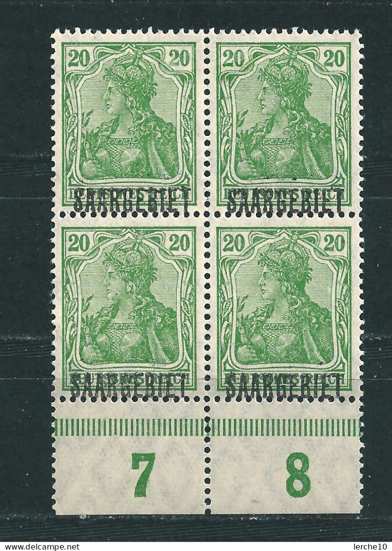 Saar MiNr. 46 **  Abklatsch   (sab27) - Unused Stamps