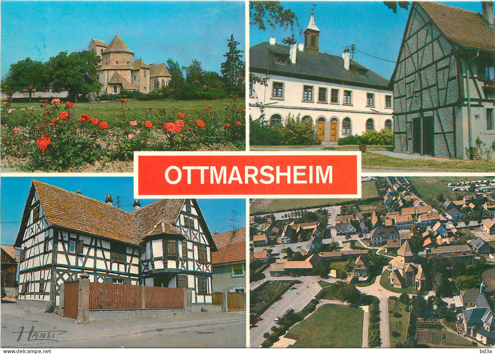 68 - OTTMARSHEIM - MULTIVUES - Ottmarsheim