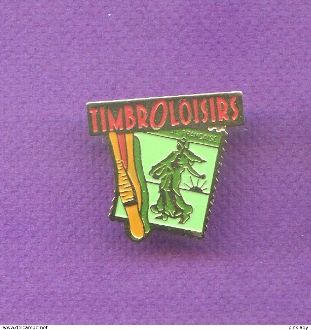 Rare Pins Theme La Poste Timbre Semeuse De Roty Q241 - Postes