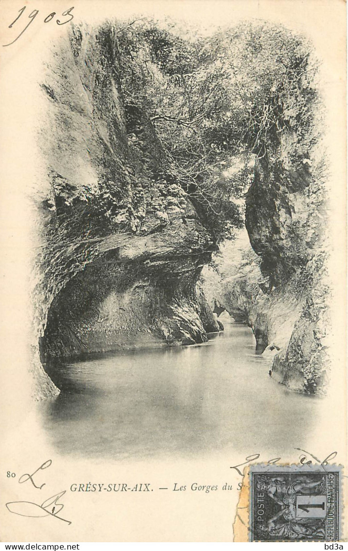 73 - GRESY SUR AIX - LES GORGES DU SIERROZ - Gresy Sur Aix