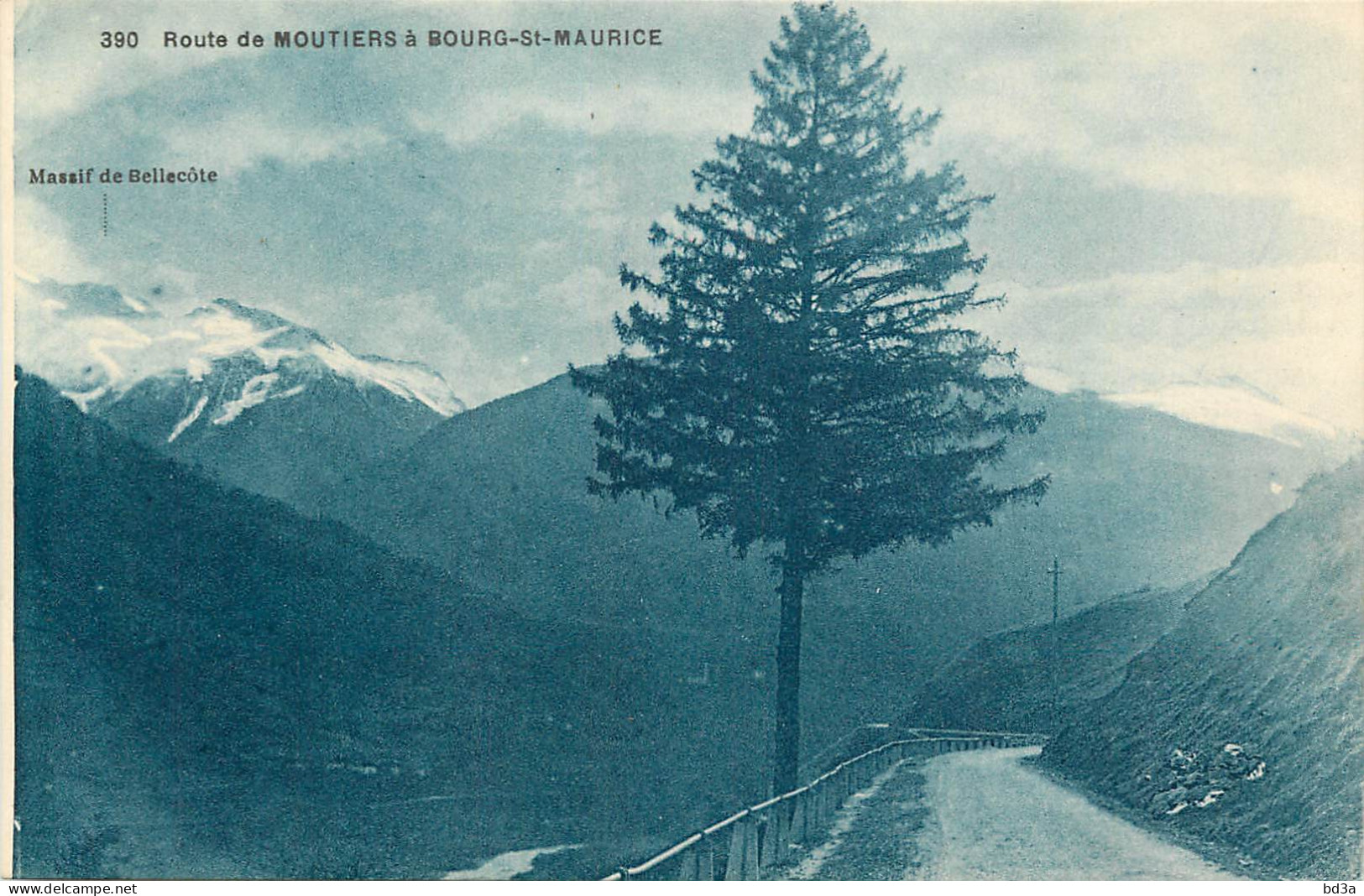 73 - ROUTE DE MOUTIERS A BOURG SAINT MAURICE - Moutiers