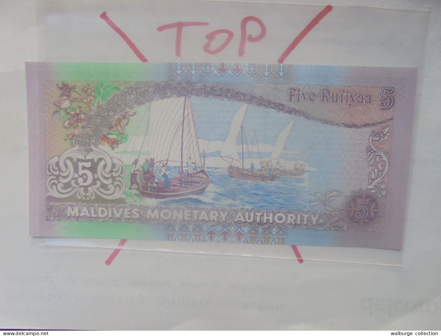 MALDIVES 5 RUFIYAA 2000 Neuf (B.33) - Maldives