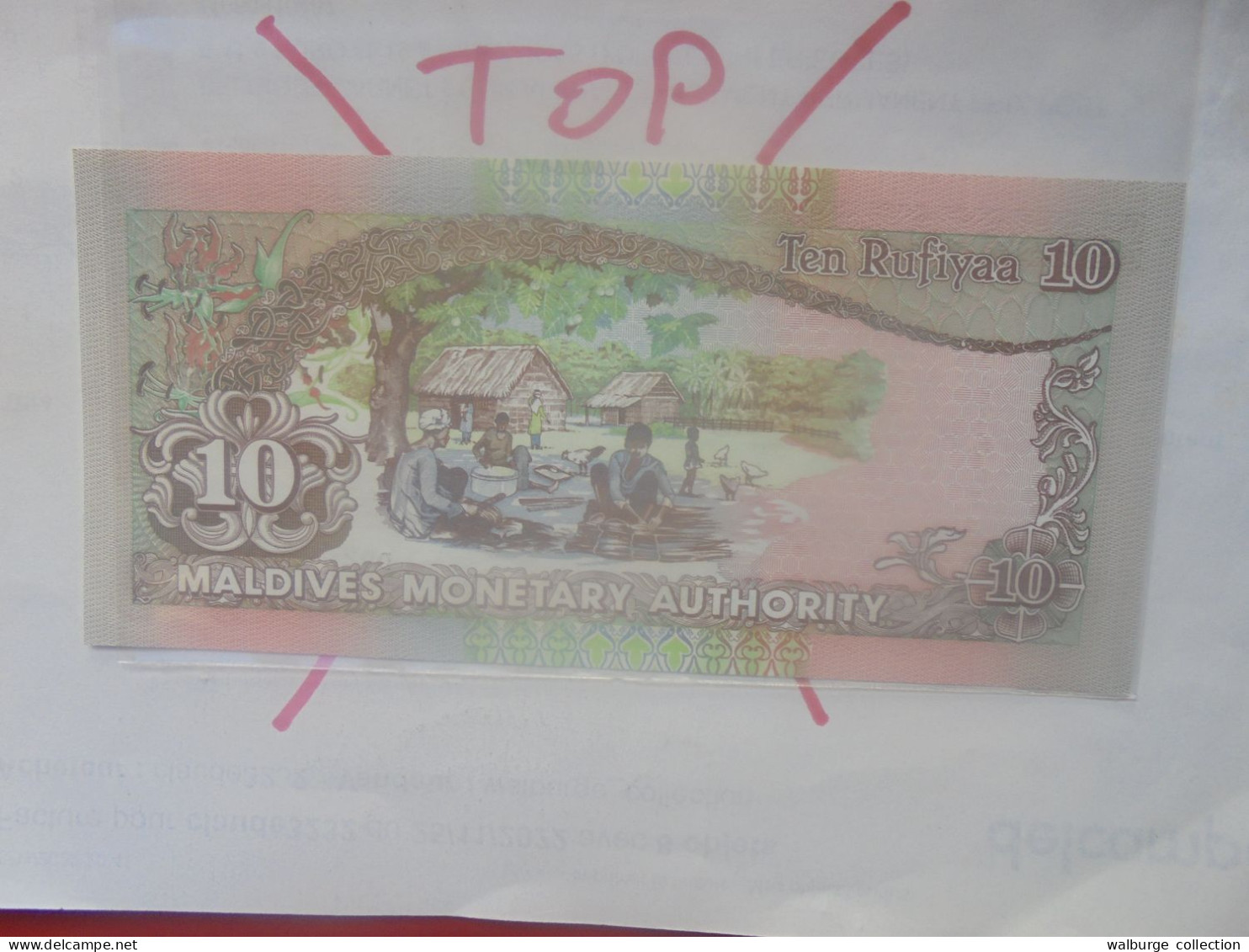 MALDIVES 10 RUFIYAA 1998 Neuf (B.33) - Maldivas