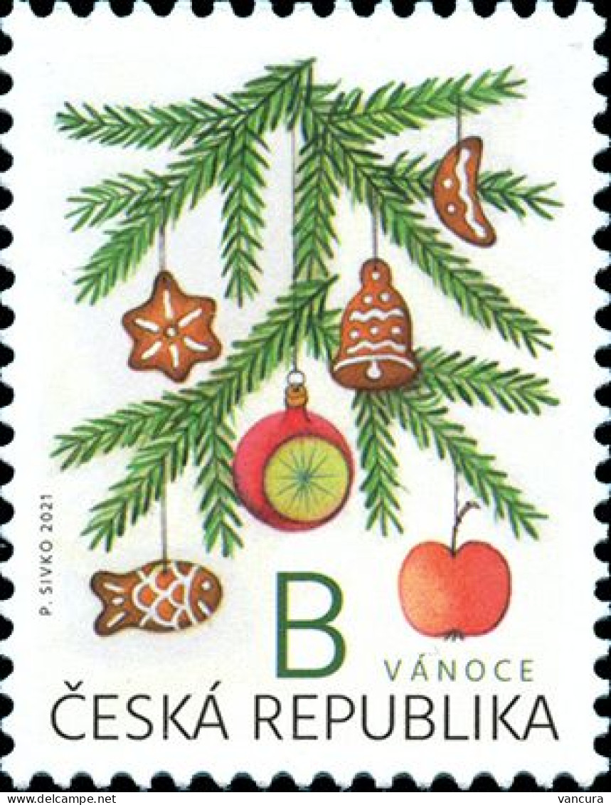 ** 1141 Czech Republic Christmas 2021 - Nuovi