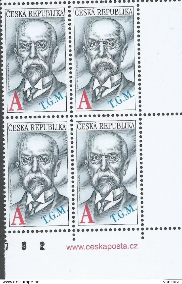 ** 1013 Czech Republic T. G. Masaryk 2018 - Nuovi