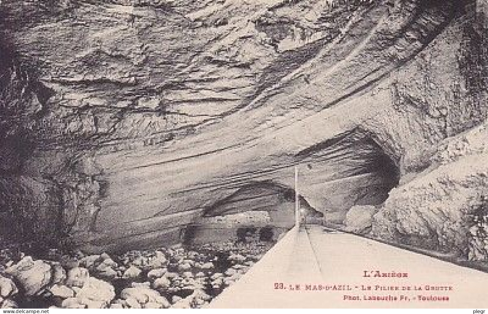 0-09181 01 00 - LE MAS D'AZIL - GROTTE - LOT DE 4 CARTES - Lezat Sur Leze