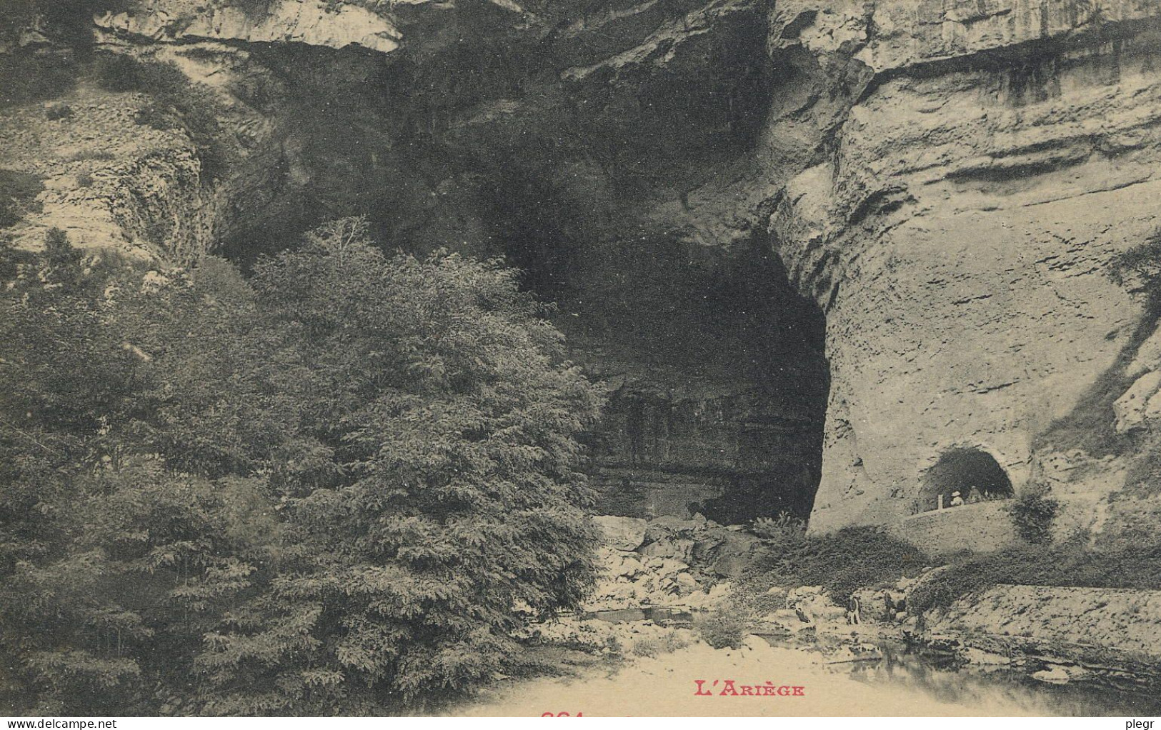 0-09181 01 00 - LE MAS D'AZIL - GROTTE - LOT DE 4 CARTES - Lezat Sur Leze