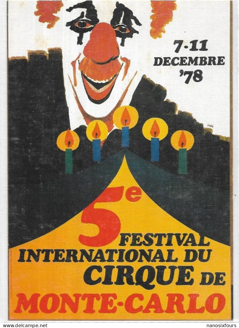 SPECTACLE.  CIRQUE..5 FESTIVAL INTERNATIONAL DU CIRQUE DE MONTE CARLO. - 100 - 499 Cartes