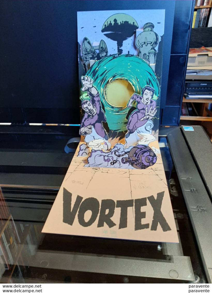 STAN & VINCE : Exlibris Pop Up VORTEX - Künstler P - R