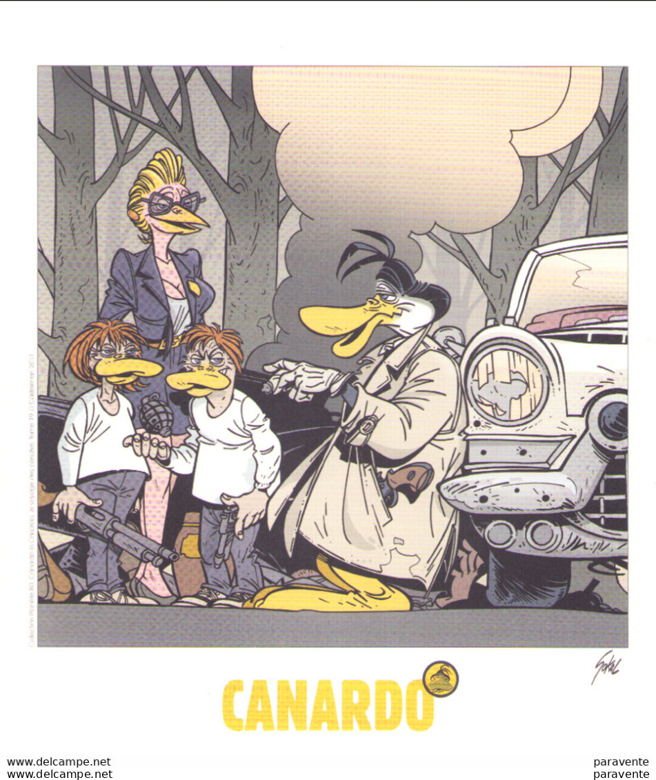 SOKAL : Exlibris PLANETE BD Pour CANARDO - Illustratoren S - V