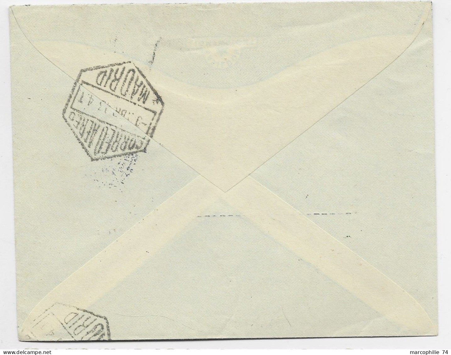 MAROC ESPAGNOL MARRUECOS 50C+1.50C   LETTRE COVER AVION TANGER 1943 POUR LAUSANNE  CENSURA - Spanish Morocco