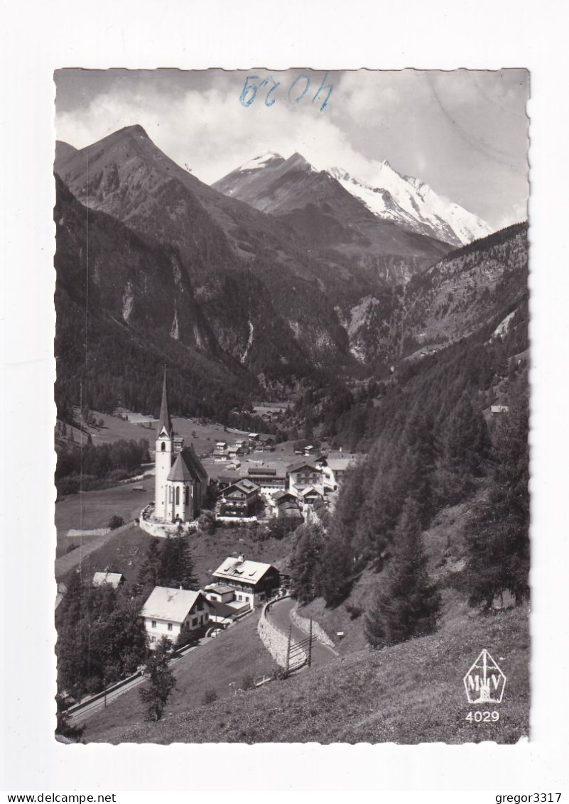 E6345) HEILIGENBLUT Gg. GROSSGLOCKNER Kärnten S/W FOTO AK - Heiligenblut