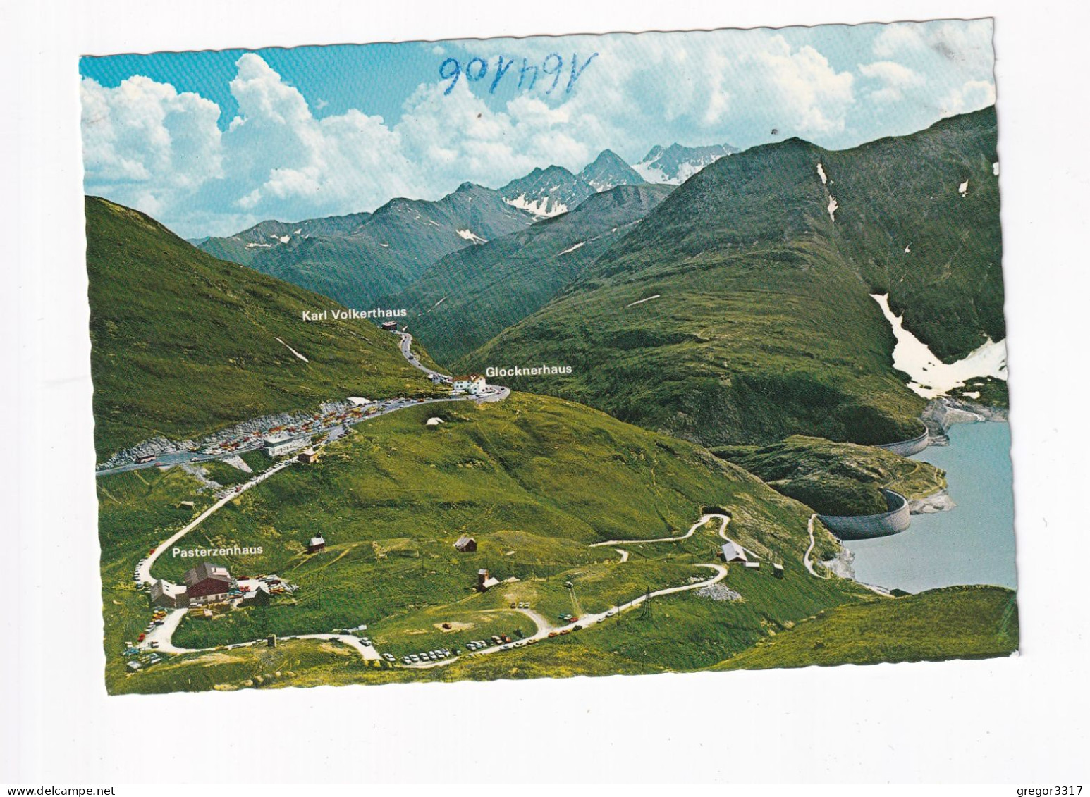 E6346)  GROSSGLOCKNER Hochalpenstraße - Blick Auf Margaritzen Stausee Karl Volkert Haus U. Pasterzenhaus - Heiligenblut