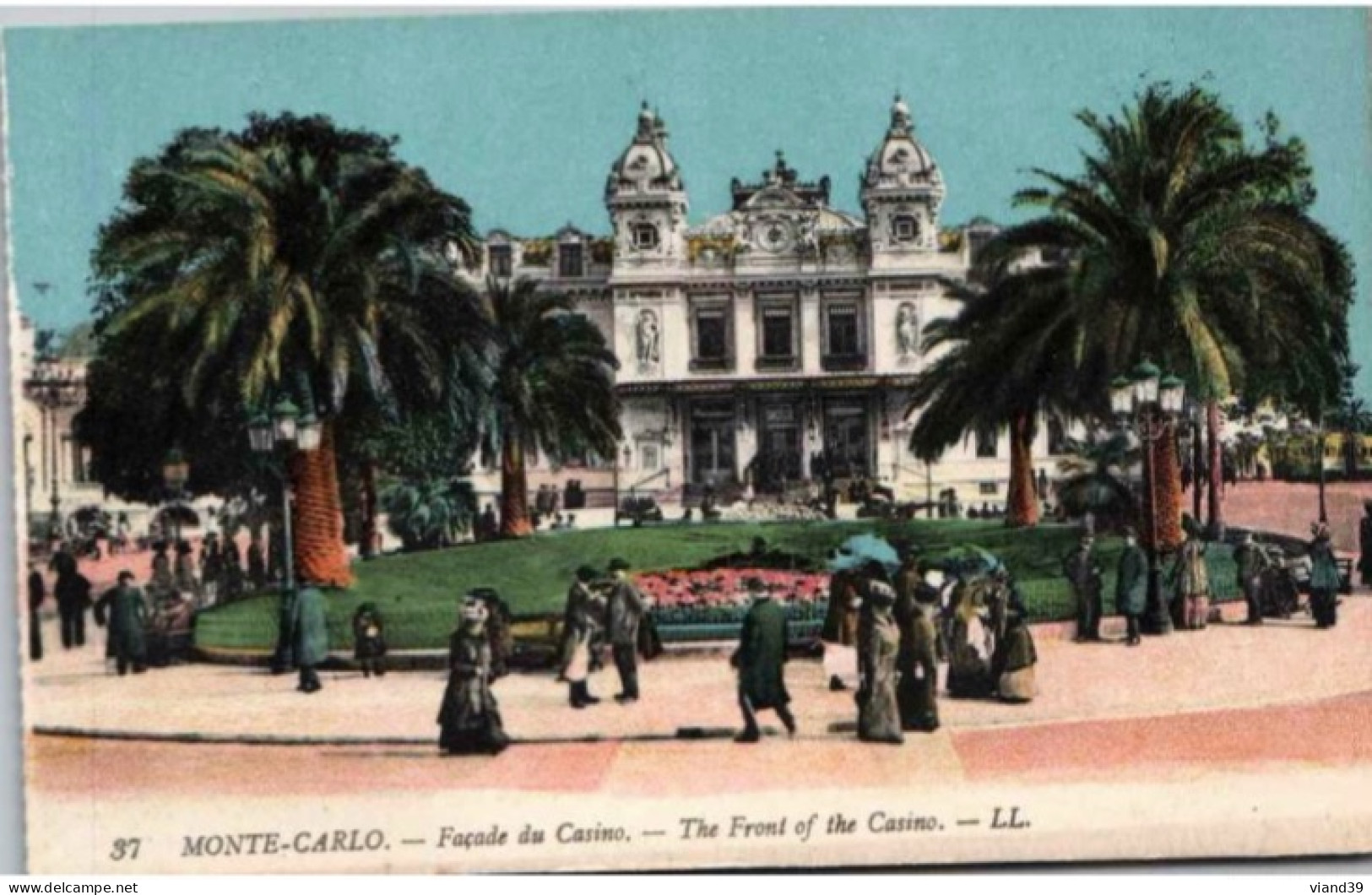 MONACO. - Monte Carlo : Façade Du Casino. CPA. . -  Non écrite - Casino