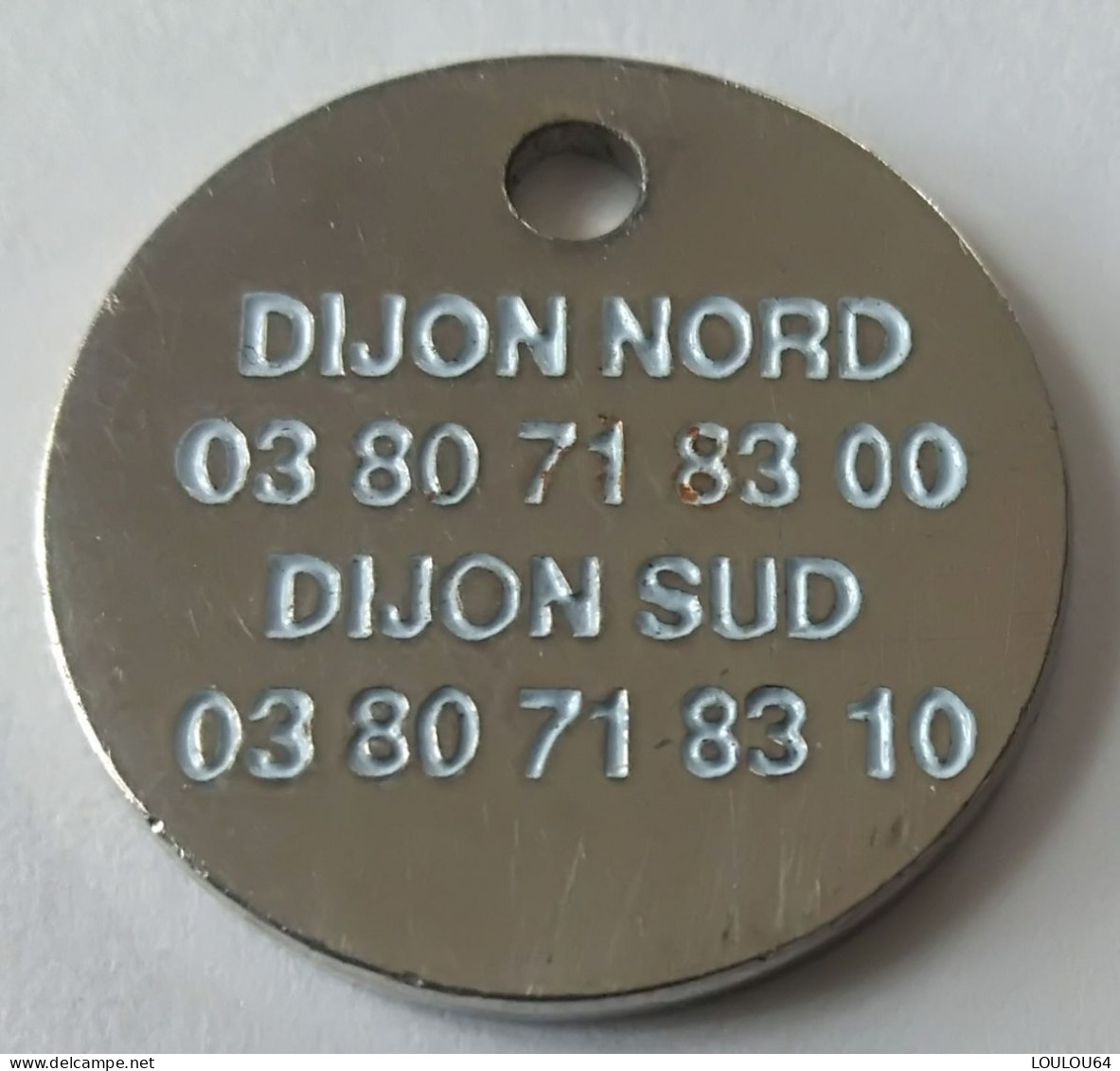 Jeton De Caddie - Automobiles - CITROËN - DIJON NORD - SUD - En Métal - - Trolley Token/Shopping Trolley Chip