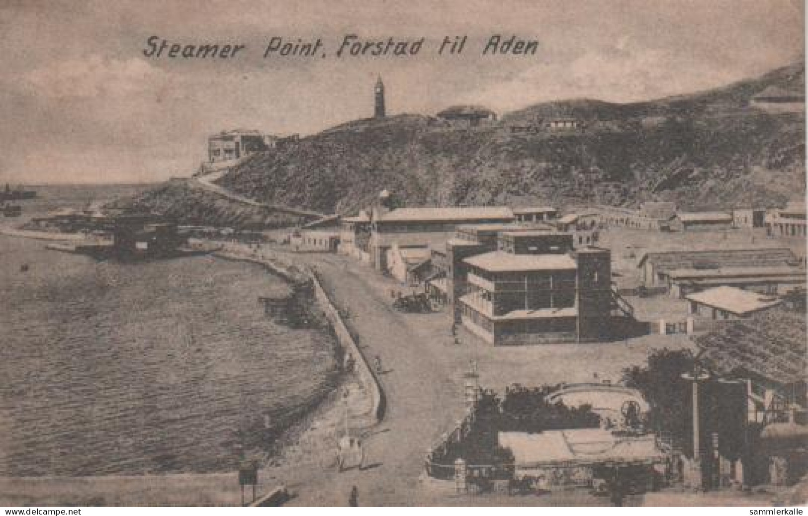 5570 - Jemen - Steamer Point, Forstad Til Aden - Ca. 1935 - Jemen