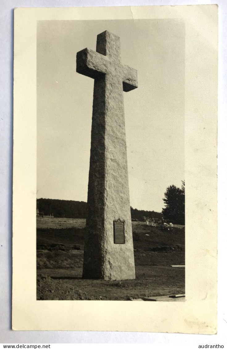 Carte Photo Monument De La Croix Jacques Cartier Gaspé - CANADA - America