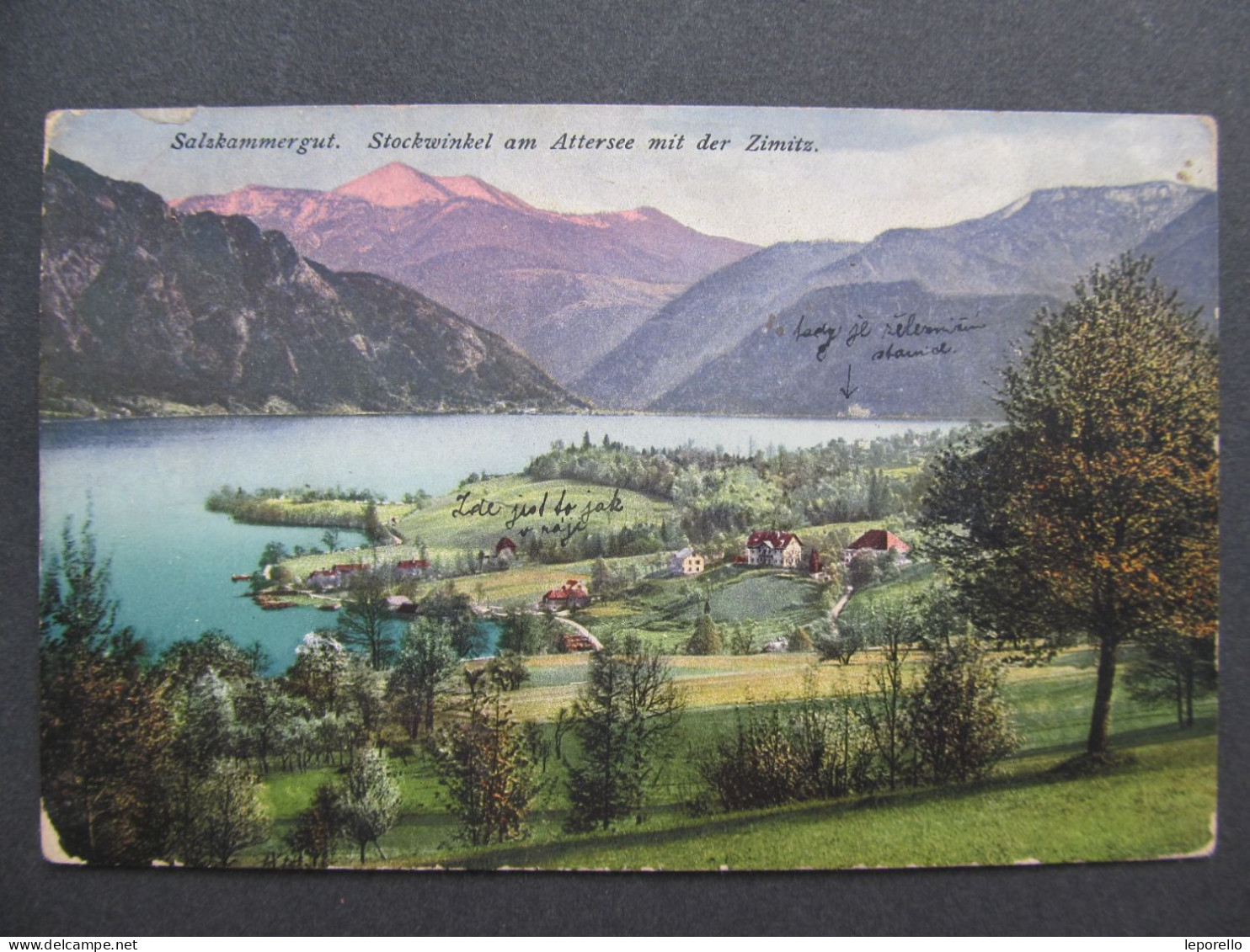 AK Stockwinkel Am Attersee 1918 // D*59148 - Attersee-Orte