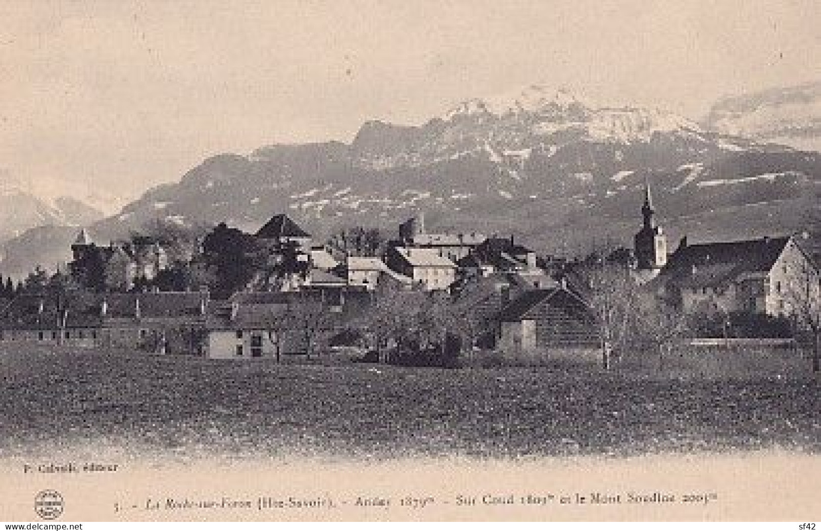 LA ROCHE SUR FORON            Andey. Sur Coud 1809 M - La Roche-sur-Foron