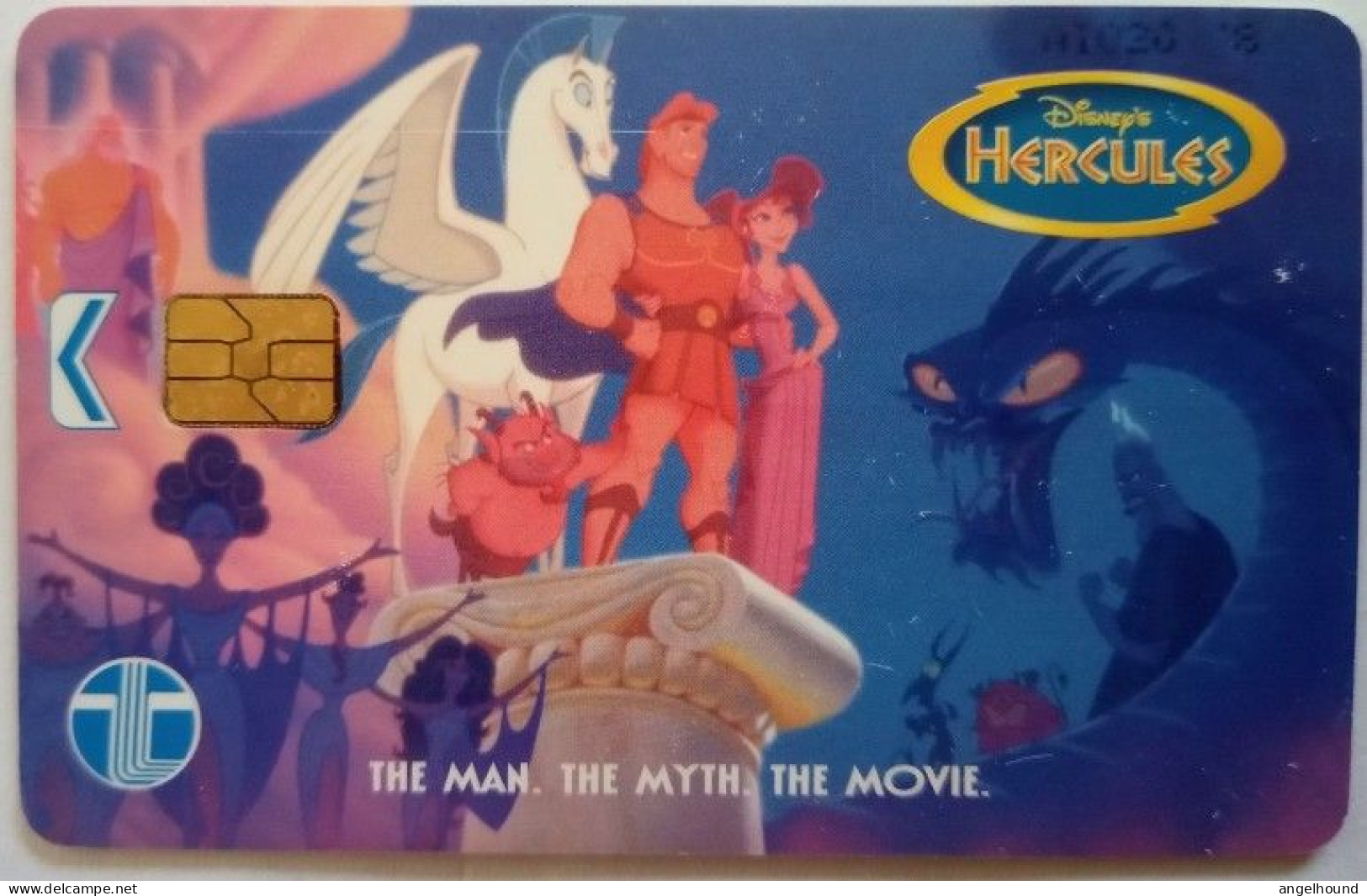 Malaysia Rm20 Chip Card - Disney Hercules 3/6 - Malasia