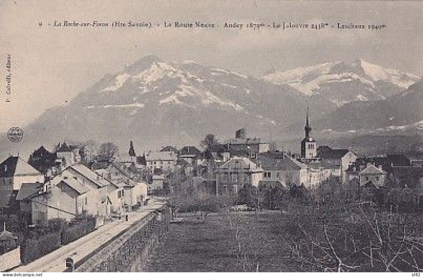 LA ROCHE SUR FORON          La Route Neuve.  Andey. - La Roche-sur-Foron