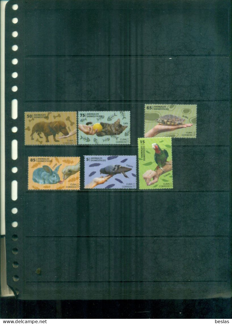 CUBA ANIMAUX DOMESTQIUES  6 VAL NEUFS A PARTIR DE 0,75 EUROS - Unused Stamps