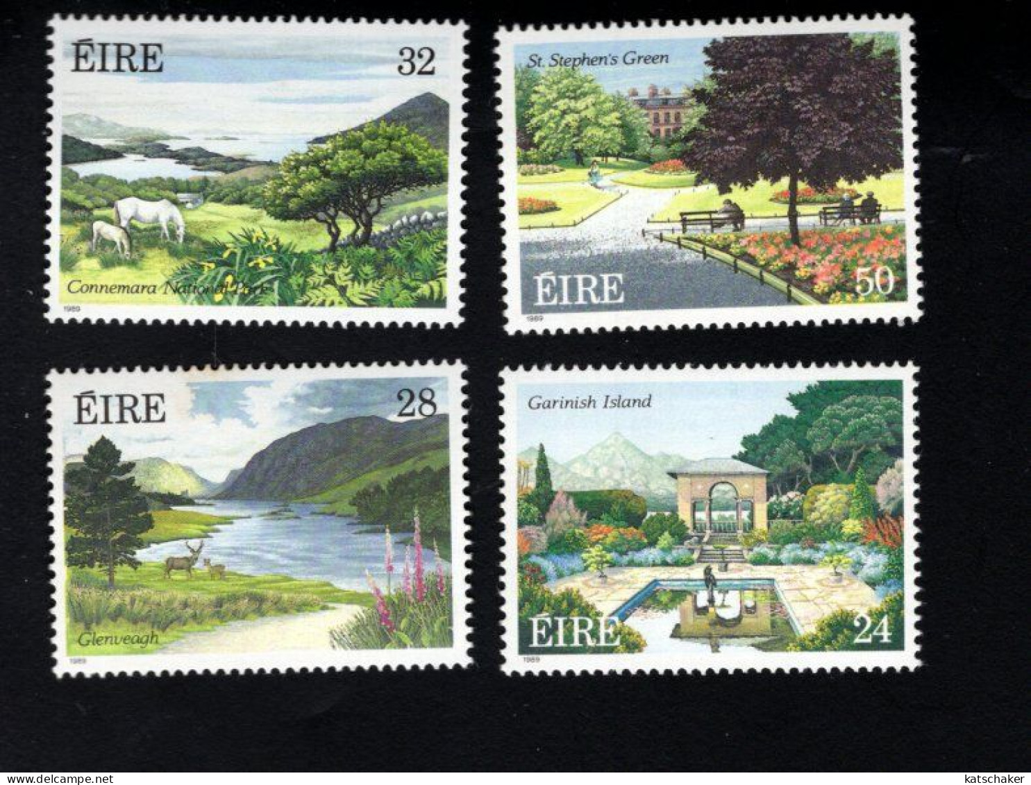 1997034062 1989  SCOTT 739A  (XX) POSTFRIS  MINT NEVER HINGED - FLORA - PARKS AND GARDENS - Nuovi