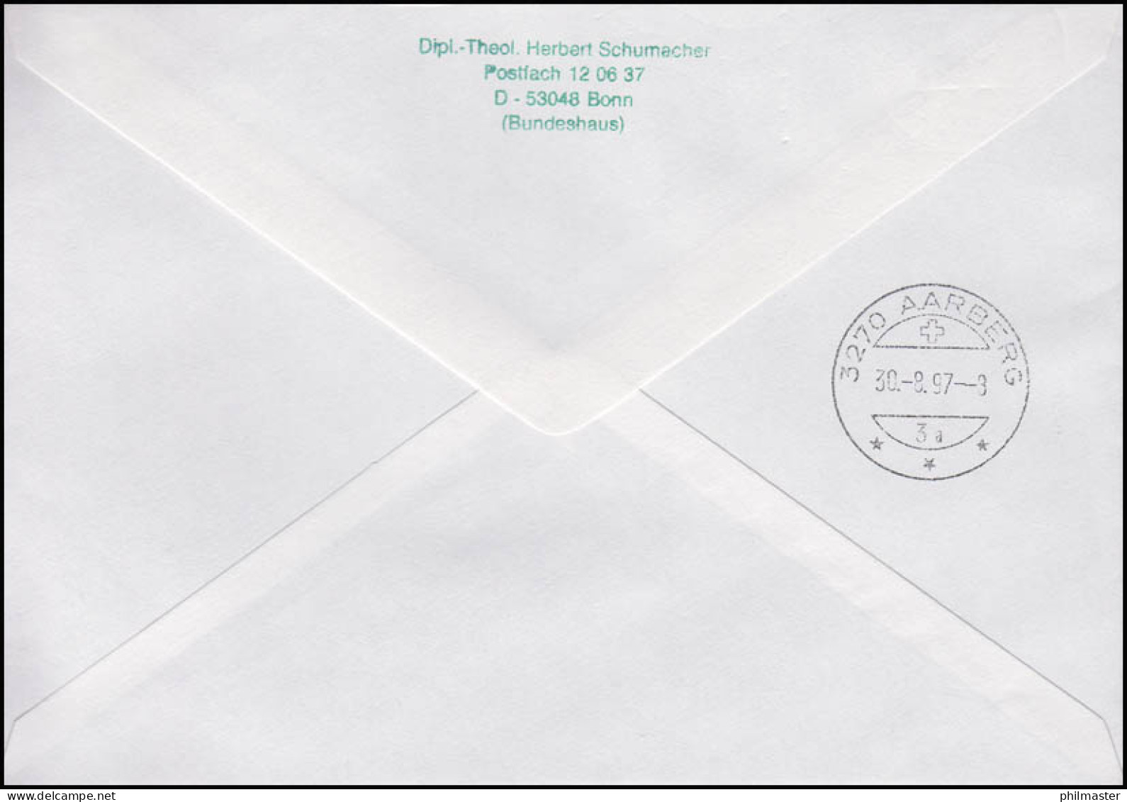 Sonder-R-Zettel Hochwasserhilfe MiF 1941 FDC Eigenh. ESSt Frankfurt/Oder 19.8.97 - R- & V- Labels