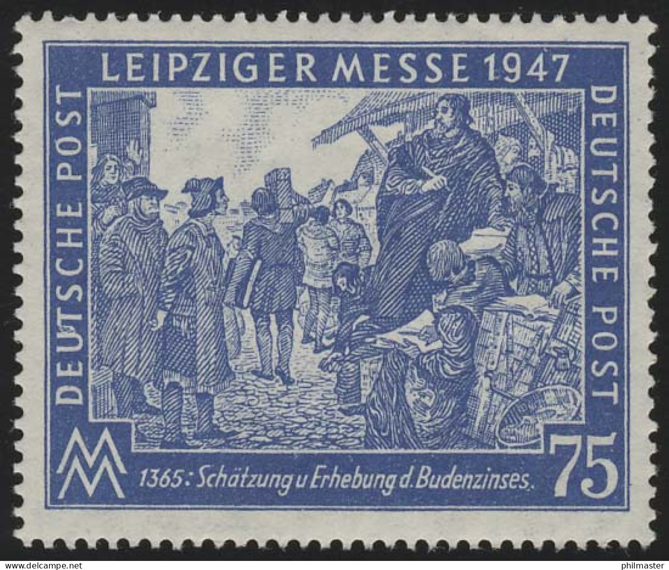 Alliierte Besetzung 966 Leipziger Messe 75 Pf, ** - Mint