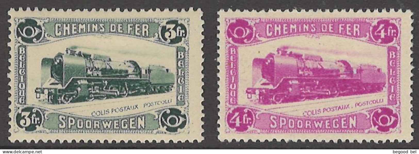 BELGIUM - 1934 - MH/*  -  COB TR175-176 - Lot 25955 - Ungebraucht