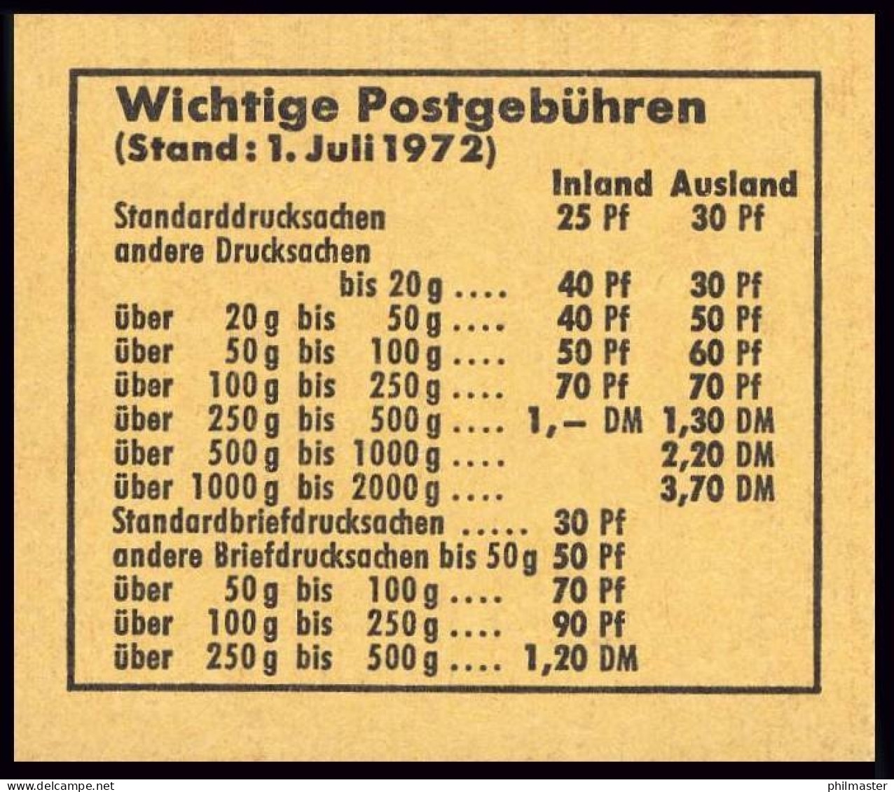 16c MH Unfall 1972, Postfrisch ** - 1951-1970