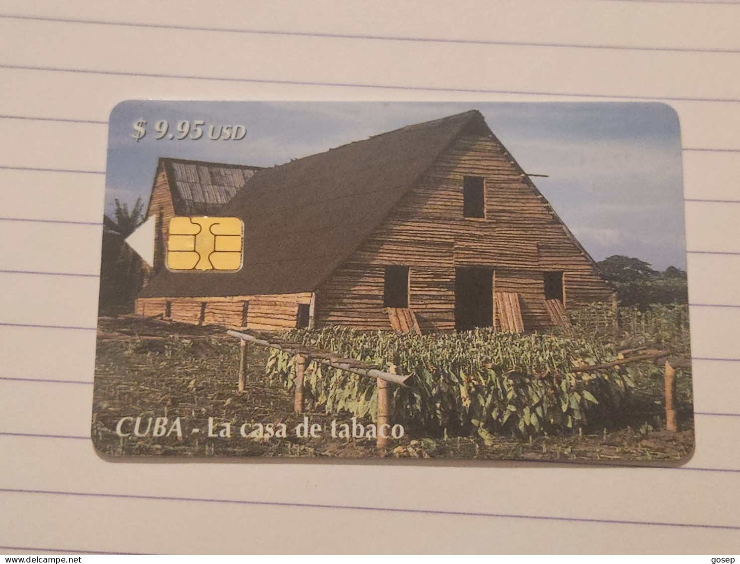 CUBA-(CU-ETE-0161)-La Casa De Tabaco-(72)-($9.95)-(0005531222)-used Card+1card Prepiad Free - Cuba