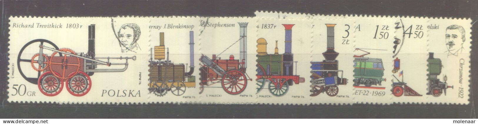 Postzegels > Europa > Polen > 1944-.... Republiek > 1971-80 > Gebruikt No. 2424-2431 (24129) - Usados