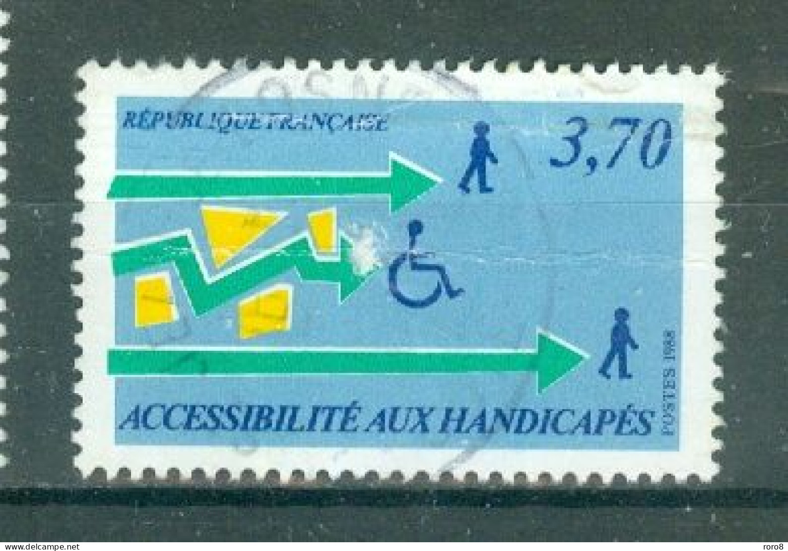 FRANCE - N°2536 Oblitéré - Accessibilité Aux Handicapés. - Usados