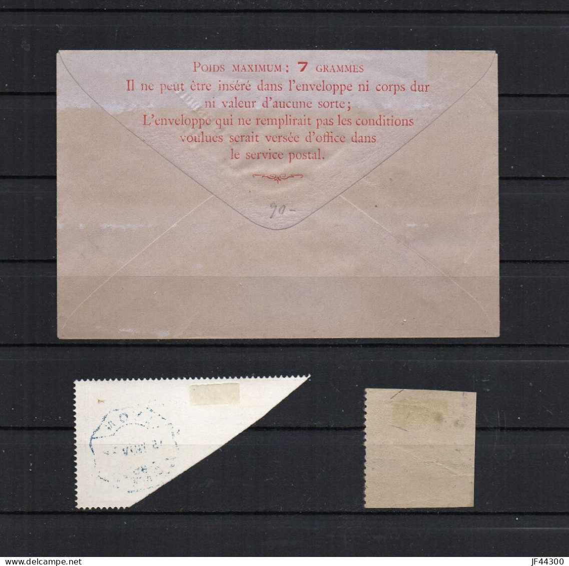 FRANCE - FR2044 - Pneumatiques - 1887 - N° 2760 EPP - Entier Neuf Sur Enveloppe - Telegrafi E Telefoni