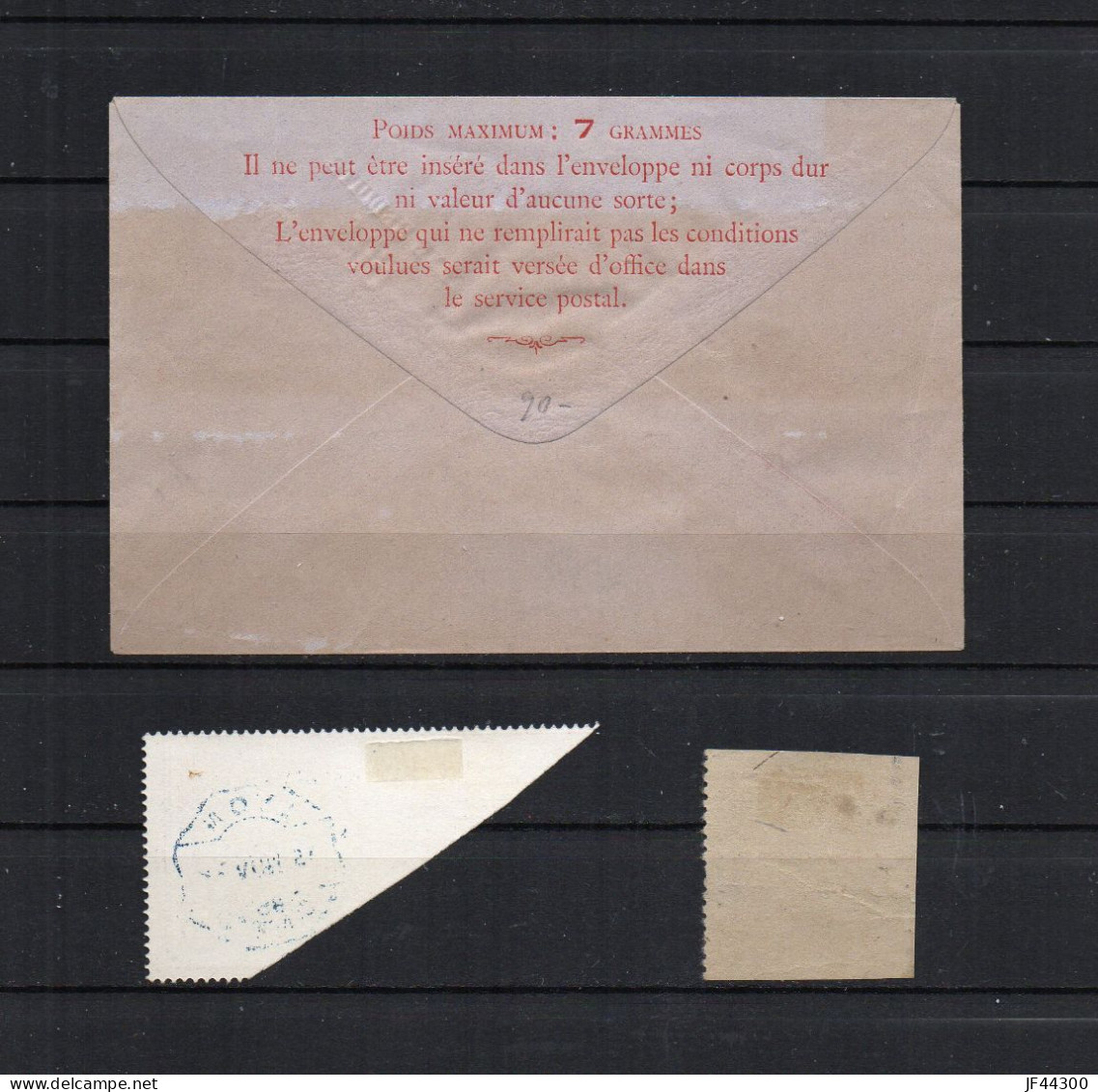 FRANCE - FR2044 - Pneumatiques - 1887 - N° 2760 EPP - Entier Neuf Sur Enveloppe - Telegraphie Und Telefon