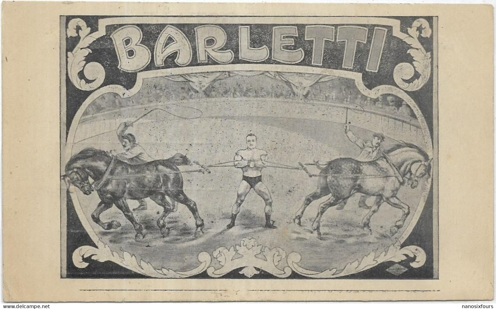 SPECTACLE.  CIRQUE..BARLETTI - 100 - 499 Cartes