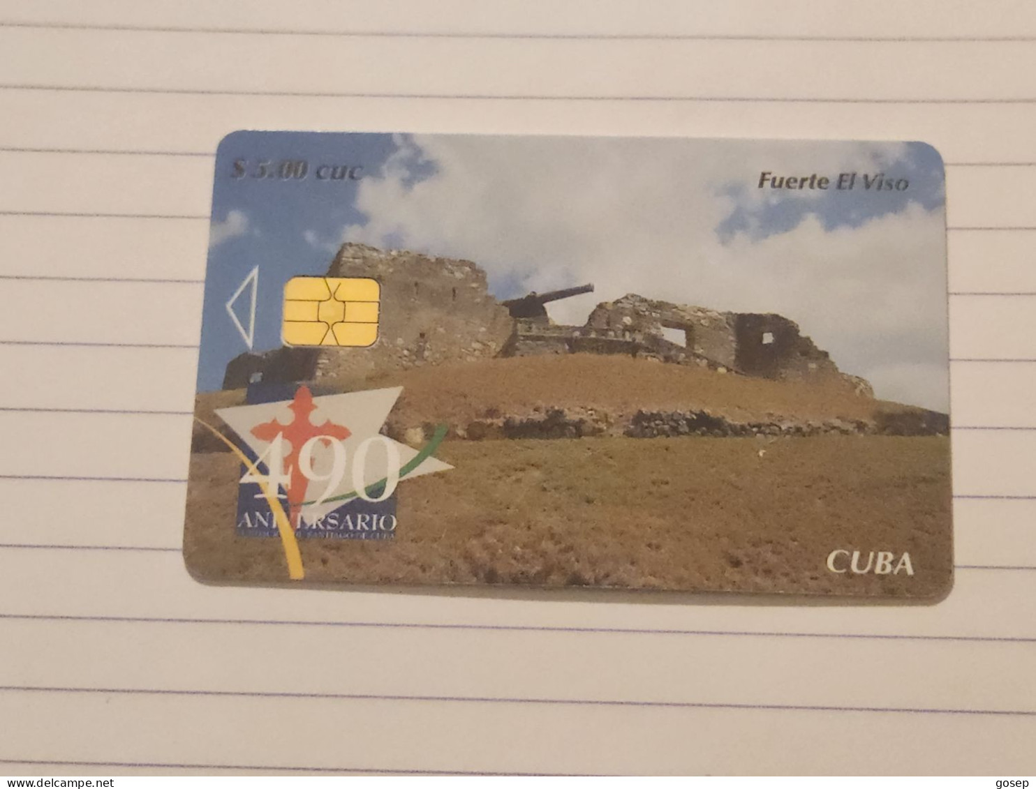 CUBA-(CU-ETE-0238)-Fuerte El Viso-(73)-($5.00)-(0007129954)-used Card+1card Prepiad Free - Kuba