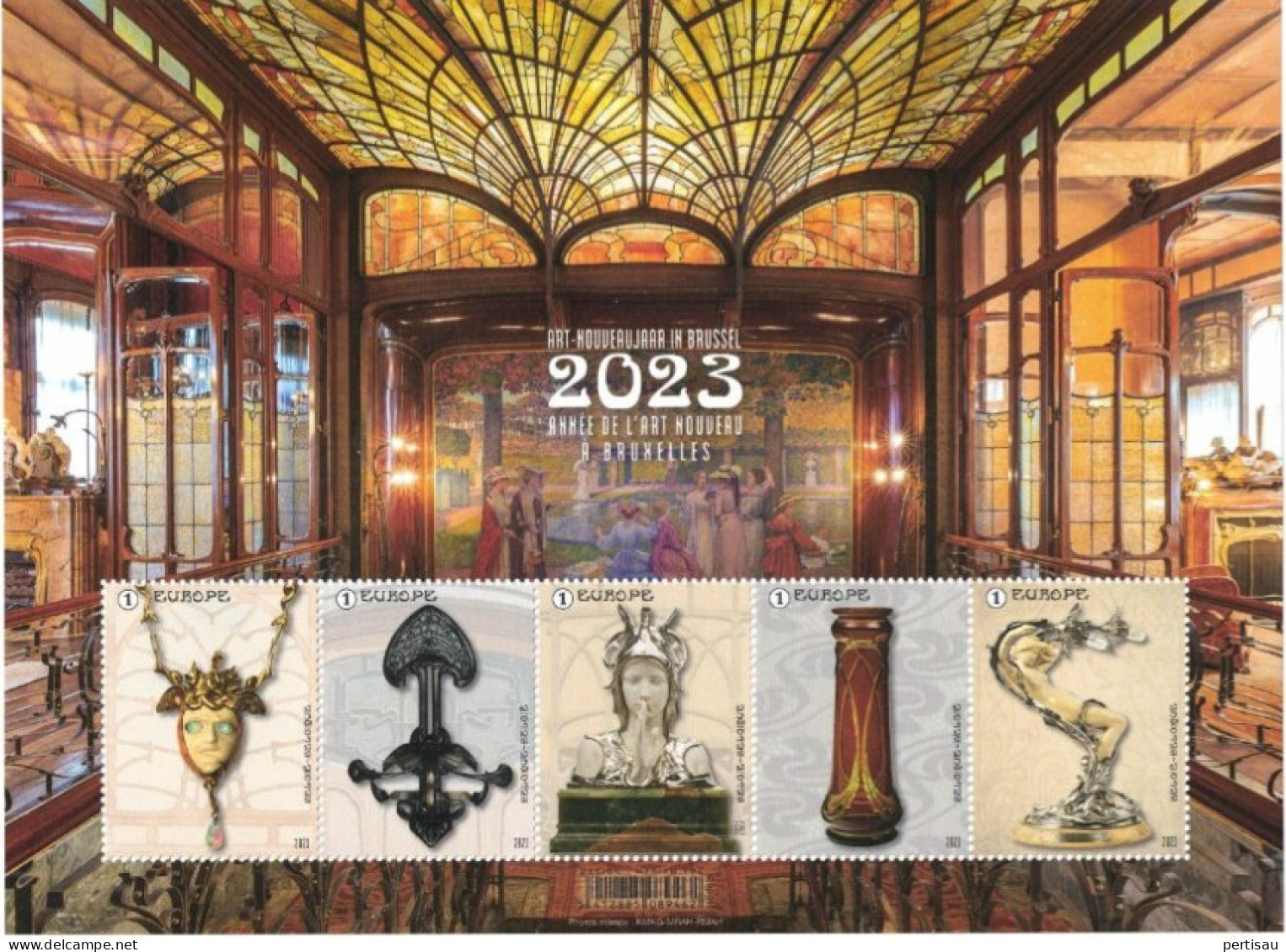 Art-Nouveaujaar Brussel 2023 - Unused Stamps